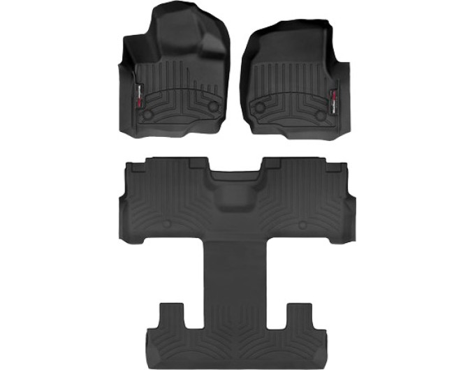 Коврики WeatherTech Black для Ford Expedition (mkIV)(2 row bucket seats)(1-2-3 row) 2021→, ціна: 13 472 грн.
