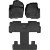 Коврики WeatherTech Black для Ford Expedition (mkIV)(2 row bucket seats)(1-2-3 row) 2021→, цена: 12 487 грн.