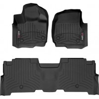 Коврики WeatherTech Black для Ford Expedition / Expedition Max (mkIV)(2 row bench seats)(1-2 row) 2021→