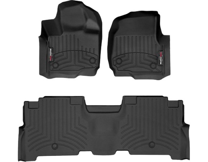 Коврики WeatherTech Black для Ford Expedition / Expedition Max (mkIV)(2 row bench seats)(1-2 row) 2021→, ціна: 11 709 грн.