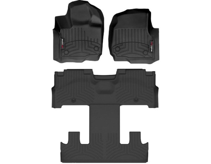 Коврики WeatherTech Black для Ford Expedition Max (mkIV)(2 row bucket seats)(1-2-3 row) 2021→, ціна: 13 472 грн.