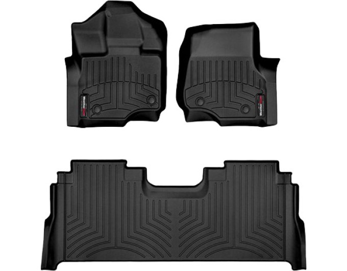 Коврики Weathertech Black для Ford Raptor (mkII)(with storage under 2 row) 2019-2020, ціна: 13 472 грн.