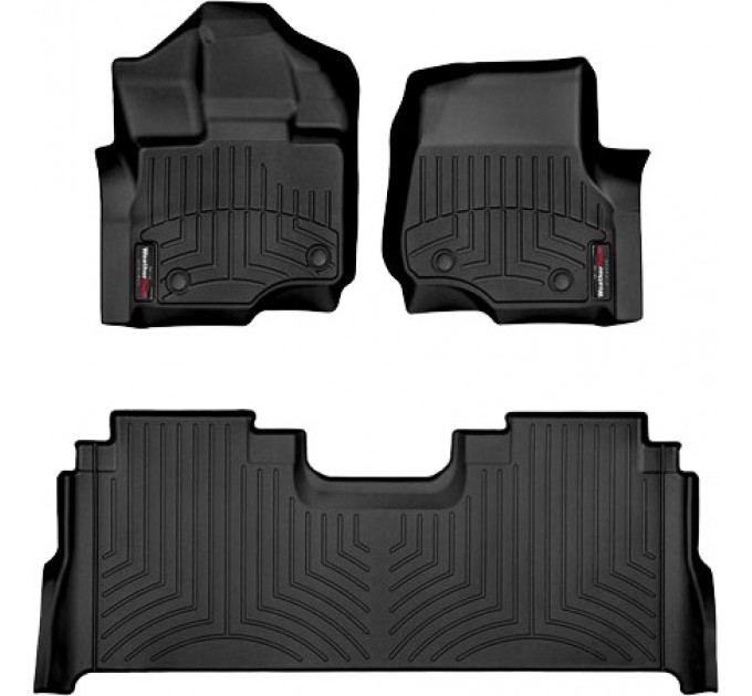 Коврики Weathertech Black для Ford Raptor (mkII)(with storage under 2 row) 2019-2020, ціна: 12 487 грн.