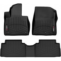 Коврики WeatherTech Black для Hyundai Santa Fe (mkIV)(not hybrid)(1-2 row) 2020→