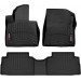 Коврики WeatherTech Black для Hyundai Santa Fe (mkIV)(not hybrid)(1-2 row) 2020→, цена: 10 641 грн.