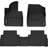 Коврики WeatherTech Black для Hyundai Santa Fe (mkIV)(hybrid & PHEV)(1-2 row) 2020→