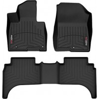 Коврики WeatherTech Black для Hyundai Santa Cruz (mkI) 2021→