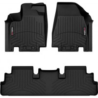 Коврики Weathertech Black для Nissan Pathfinder (mkV); Infiniti QX60 (mkII)(1-2 row) 2021→