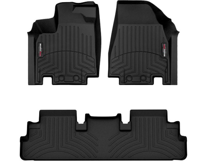 Коврики Weathertech Black для Nissan Pathfinder (mkV); Infiniti QX60 (mkII)(1-2 row) 2021→, ціна: 11 488 грн.