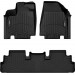 Коврики WeatherTech Black для Nissan Pathfinder (mkV); Infiniti QX60 (mkII)(1-2 row) 2021→, цена: 10 641 грн.