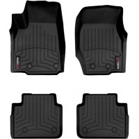 Коврики WeatherTech Black для Jeep Grand Cherokee (WL)(long)(6 мест)(1-2 ряд) 2021→