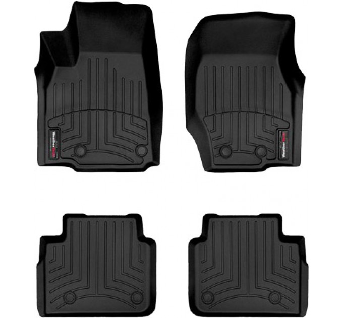 Коврики WeatherTech Black для Jeep Grand Cherokee (WL)(long)(6 мест)(1-2 ряд) 2021→, ціна: 10 641 грн.