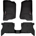 Коврики WeatherTech Black для Jeep Wrangler (JL)(unlimited)(5 door)(4xe)(hybrid) 2021→, цена: 11 603 грн.