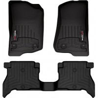 Коврики WeatherTech Black для Jeep Wrangler (JL)(unlimited)(5 door)(4xe)(hybrid) 2021→