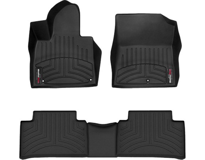 Коврики Weathertech Black для Kia Sorento (mkIV)(not hybrid & PHEV)(1-2 row) 2020→, ціна: 11 709 грн.