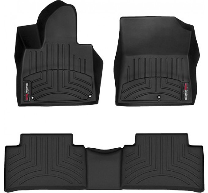 Коврики Weathertech Black для Kia Sorento (mkIV)(not hybrid & PHEV)(1-2 row) 2020→, ціна: 10 849 грн.