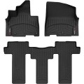 Коврики WeatherTech Black для Kia Carnival (mkIV)(8 seats)(1-2 row) 2020→, цена: 13 607 грн.