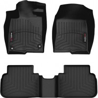 Коврики WeatherTech Black для Honda Civic (mkXI) / Acura Integra (mkII) (c USB портами на 2 ряду) 2021→