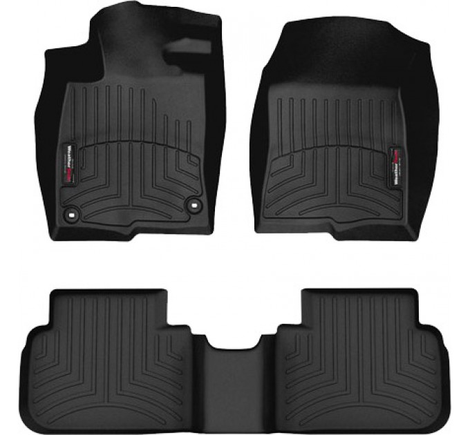 Килимки WeatherTech Black для Honda Civic (mkXI) / Acura Integra (mkII) (з USB портами на 2 ряду) 2021→, ціна: 10 641 грн.