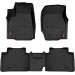 Коврики WeatherTech Black для Jeep Grand Cherokee (WL)(long)(not Summit trim)(7 мест)(1-2 ряд) 2021→, цена: 10 641 грн.