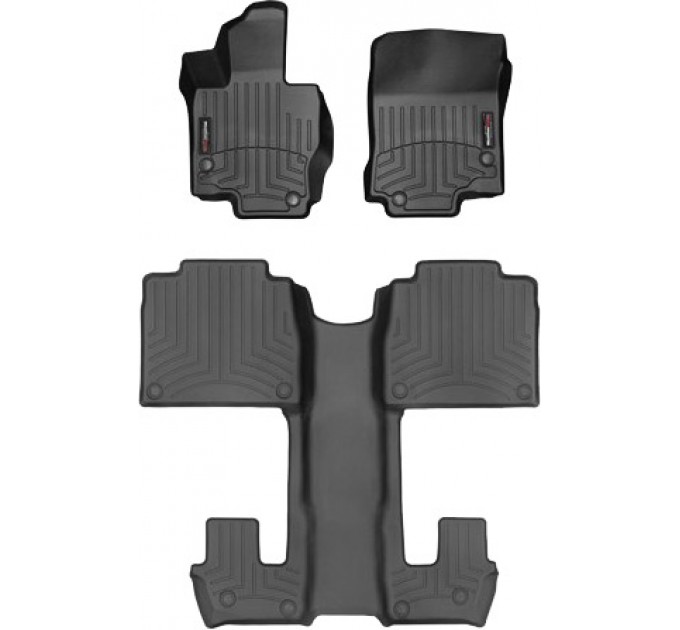 Килимки WeatherTech Black для Mercedes-Benz GLS-Class (X167)(6 місць)(1-2-3 ряд) 2019→, ціна: 12 894 грн.