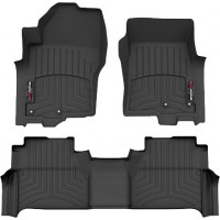 Килимки WeatherTech Black для Nissan Frontier (D41)(Crew Cab)(не Fender Audio) 2022→