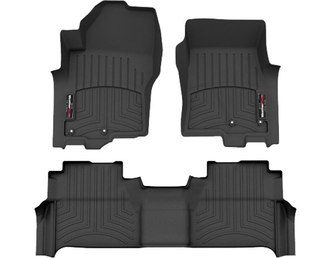 Коврики WeatherTech Black для Nissan Frontier (D41)(Crew Cab)(не Fender Audio) 2022→, цена: 12 426 грн.