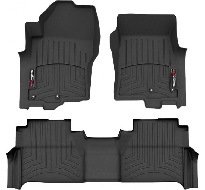 Килимки WeatherTech Black для Nissan Frontier (D41)(Crew Cab)(не Fender Audio) 2022→, ціна: 10 641 грн.