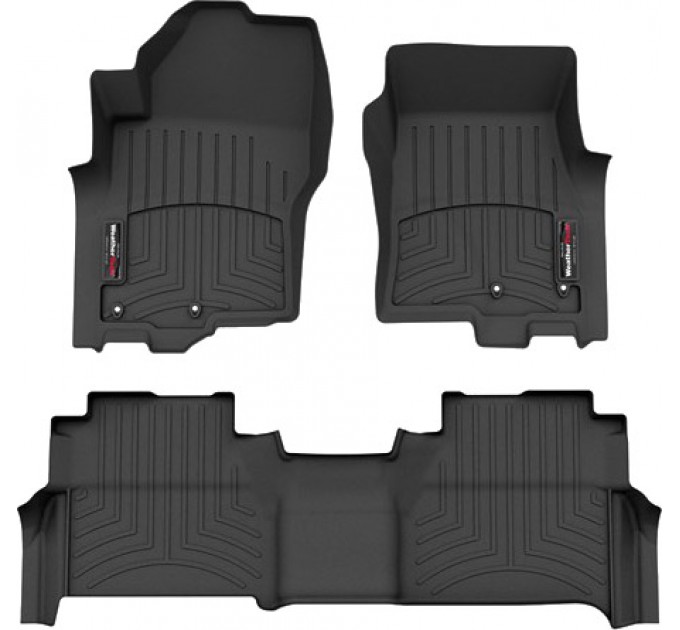 Килимки WeatherTech Black для Nissan Frontier (D41)(Crew Cab)(с Fender Audio) 2022→, ціна: 10 641 грн.