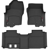 Килимки WeatherTech Black для Nissan Frontier (D41)(King Cab) 2022→