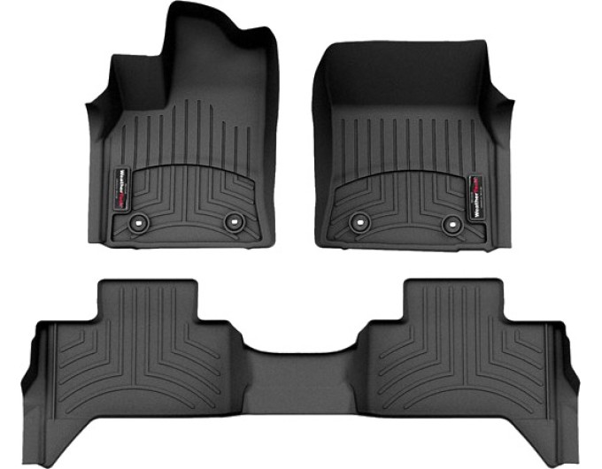 Коврики WeatherTech Black для Toyota Tundra (mkIII)(Double Cab) 2021→, цена: 11 603 грн.