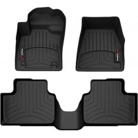 Килимки WeatherTech Black для Volvo C40 (mkI)(електро) 2021→