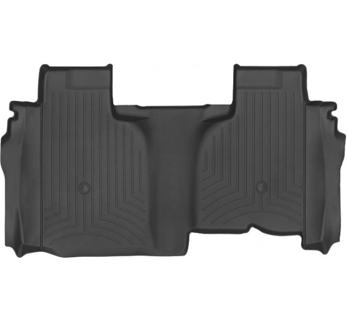 Коврики Weathertech Black для Chevrolet Silverado (mkIV); GMC Sierra (mkV)(double cab)(1 row bucket)(no storage under 2 row)(2 row) 2019→, ціна: 6 751 грн.