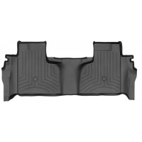 Коврики WeatherTech Black для Chevrolet Silverado (mkIV); GMC Sierra (mkV)(double cab)(1 row bench)(with storage under 2 row)(2 row) 2019→