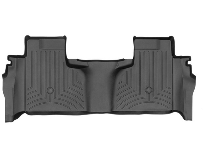 Коврики WeatherTech Black для Chevrolet Silverado (mkIV); GMC Sierra (mkV)(double cab)(1 row bench)(with storage under 2 row)(2 row) 2019→, цена: 6 915 грн.