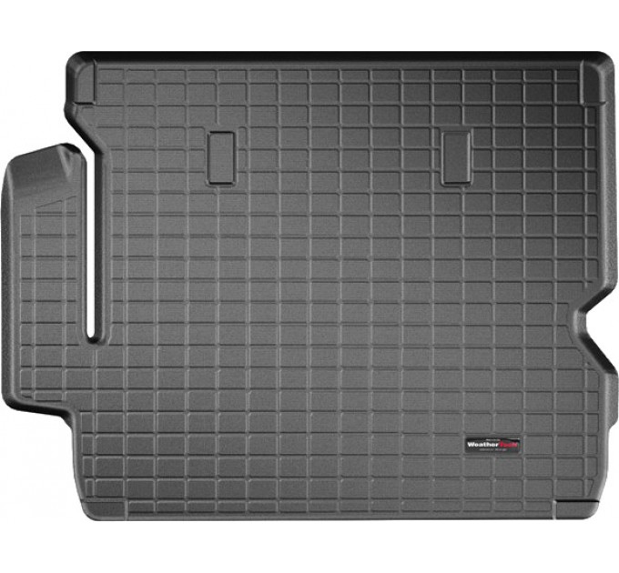 Коврик WeatherTech Black для Land Rover Discovery (mkV)(7 seats)(2 zone climate control)(trunk behind 2 row) 2017→, цена: 7 596 грн.