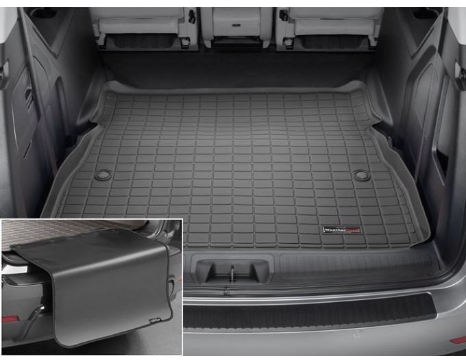 Коврик с защитой WeatherTech Black для Honda Odyssey (mkV)(RL6)(trunk behind 2 row) 2018→, цена: 12 432 грн.