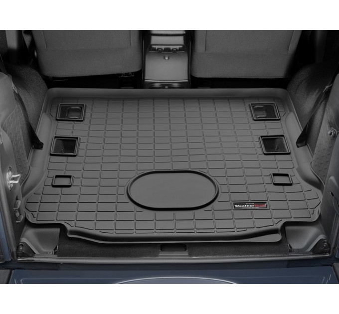 Коврик WeatherTech Black для Jeep Wrangler (JK)(trunk behind 1 row) 2015-2018, цена: 6 512 грн.