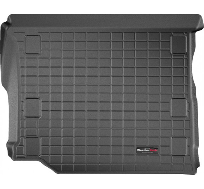 Коврик WeatherTech Black для Jeep Wrangler (JL)(unlimited)(5 door)(not hybrid)(with subwoofer)(with flat load floor)(trunk behind 2 row) 2018→, цена: 6 512 грн.