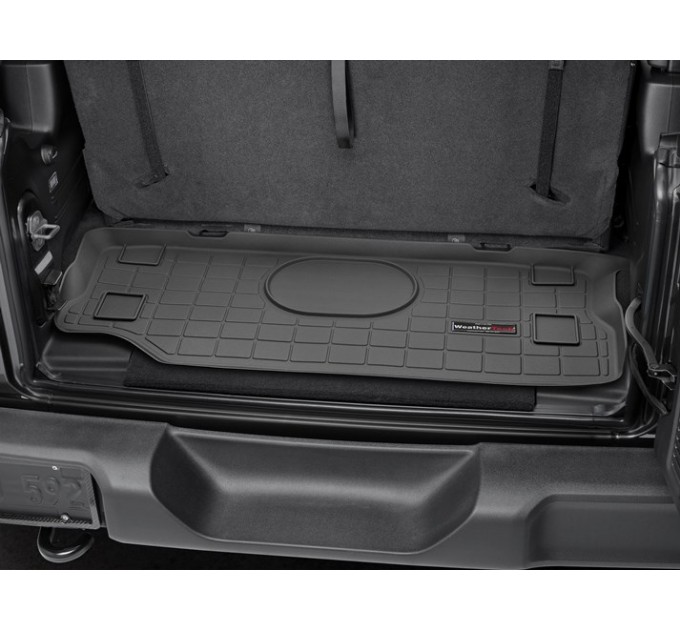 Коврик WeatherTech Black для Jeep Wrangler (JL)(trunk behind 2 row) 2018→, цена: 5 860 грн.