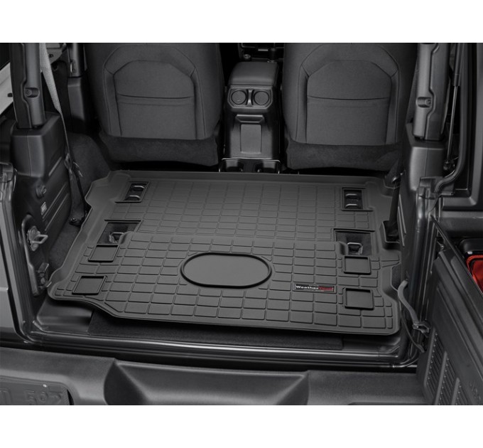 Коврик WeatherTech Black для Jeep Wrangler (JL)(trunk behind 1 row) 2018→, цена: 6 512 грн.