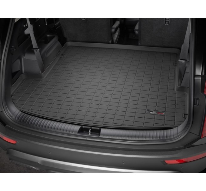 Коврик WeatherTech Black для Kia Telluride (mkI)(trunk behind 2 row) 2020→, цена: 7 156 грн.