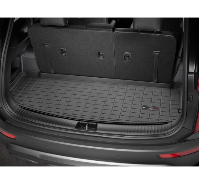 Коврик WeatherTech Black для Kia Telluride (mkI)(trunk behind 3 row) 2020→, цена: 6 512 грн.