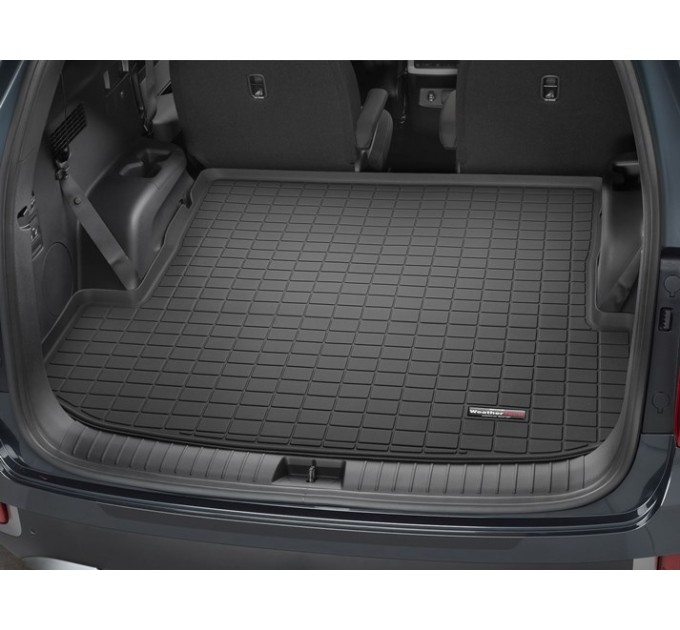 Коврик WeatherTech Black для Hyundai Palisade (mkI)(trunk behind 2 row) 2019→, цена: 7 156 грн.