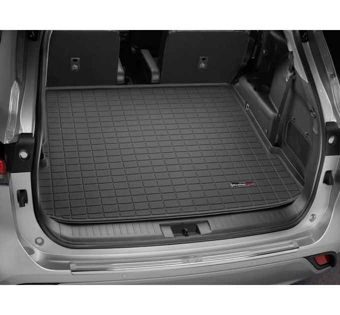 Коврик WeatherTech Black для Toyota Highlander (mkIV)(trunk behind 2 row) 2019→, цена: 7 596 грн.