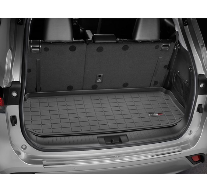 Коврик WeatherTech Black для Toyota Highlander (mkIV)(trunk behind 3 row) 2019→, цена: 6 512 грн.