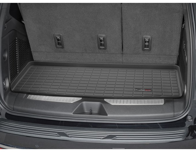 Коврик WeatherTech Black для Cadillac Escalade (mkV); Chevrolet Tahoe (mkV); GMC Yukon (mkV)(trunk behind 2 row) 2021→, цена: 6 625 грн.