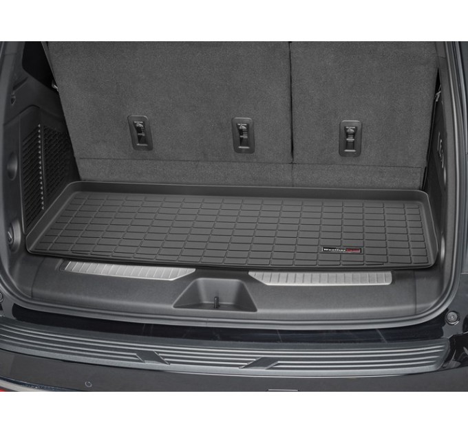 Коврик WeatherTech Black для Cadillac Escalade (mkV); Chevrolet Tahoe (mkV); GMC Yukon (mkV)(trunk behind 2 row) 2021→, цена: 6 512 грн.