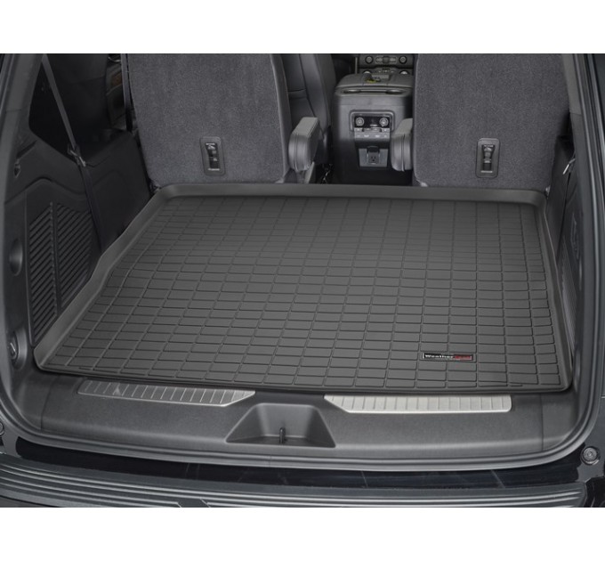 Коврик WeatherTech Black для Cadillac Escalade (mkV); Chevrolet Tahoe (mkV); GMC Yukon (mkV)(trunk behind 3 row) 2021→, цена: 7 596 грн.