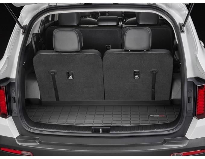 Коврик WeatherTech Black для Kia Sorento (mkIV)(trunk behind 3 row) 2020→, цена: 6 625 грн.